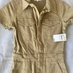 Good American Tan Jumpsuit